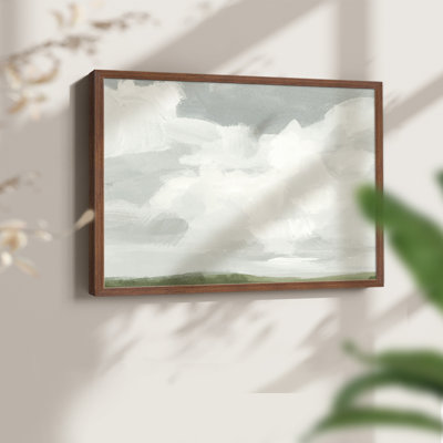 Gray Stone Sky I -Framed Print - Restickable
