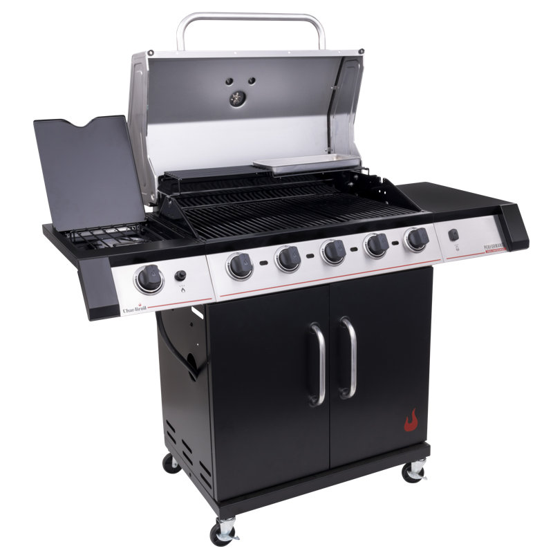 Char-Broil 5-Burner Propane Gas Grill with Cabinet