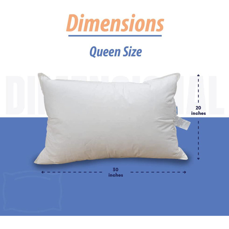 McKellen Polyester Medium Pillow, Queen