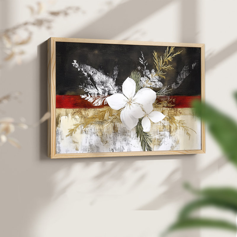 Chirstmas Art-CCXL -Framed Print - Restickable, H 8 po x l 10 po, Naturel