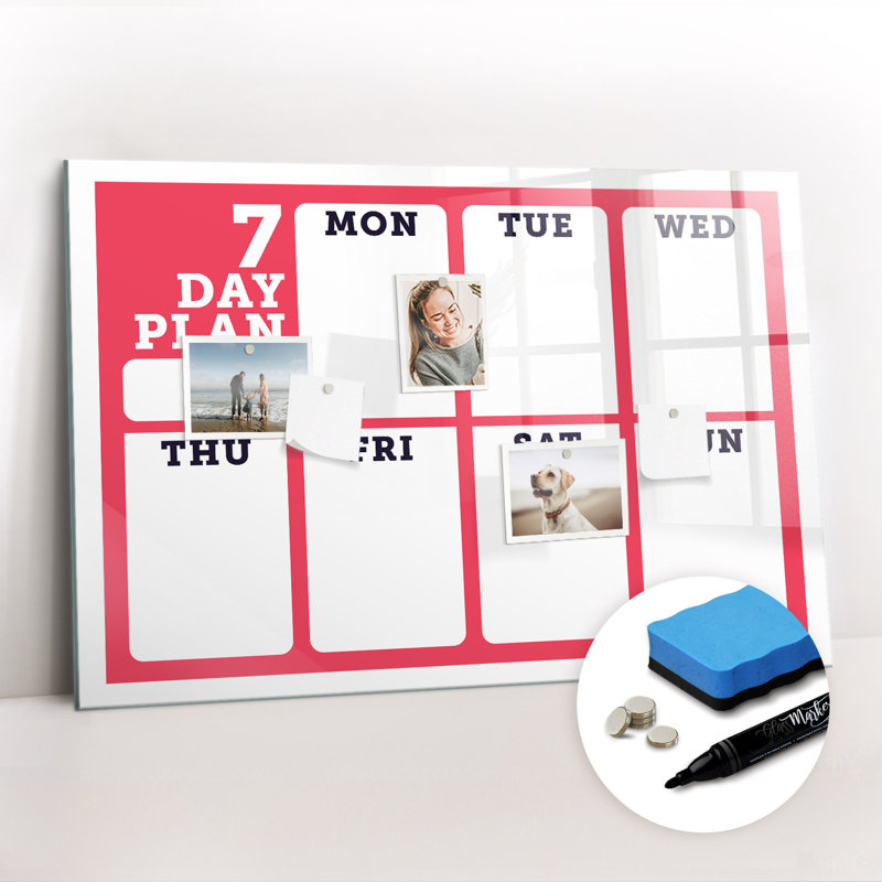 Magnetic Glass Dry Erase Board