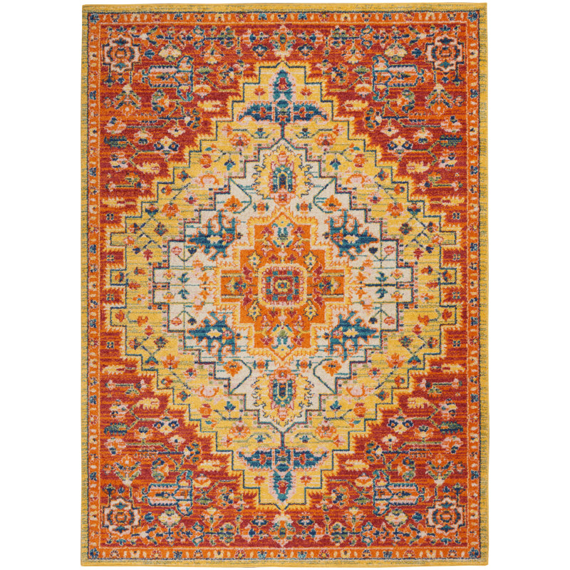 Weinmann Performance Oriental Indoor Rug, Rectangle 5'3" x 7'3"