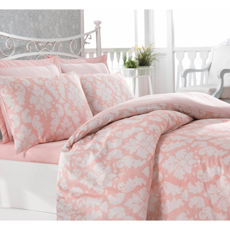 Ensemble de housse de couette 100% coton 3 pièces Hulda