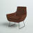 Ismaael Faux Leather Armchair-1323583698