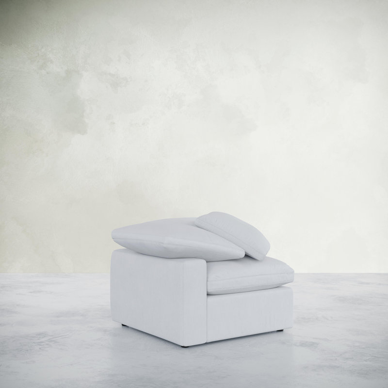 Soho Modular Sectional, White 98% Polyester 2% Nylon