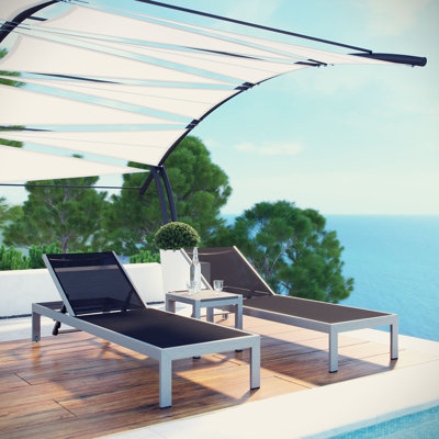 Chaise d'extérieur en aluminium Shore