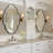 Set of 2 Shaped Wall Mirrors – Unique Lines to Enhance Space Beauty, Ideal for Living Room, Bedroom, Hallway & Dressing Room-98127009-98127004