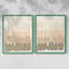«Earth Tone Swatch I», reproduction encadrée de qualité supérieure - prête à être accrochée - aucun clou requis - aucun clou requis-657635292-657635295