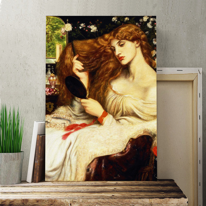 Dante Gabriel Rossetti - Wrapped Canvas Painting, 50cm H x 35cm W