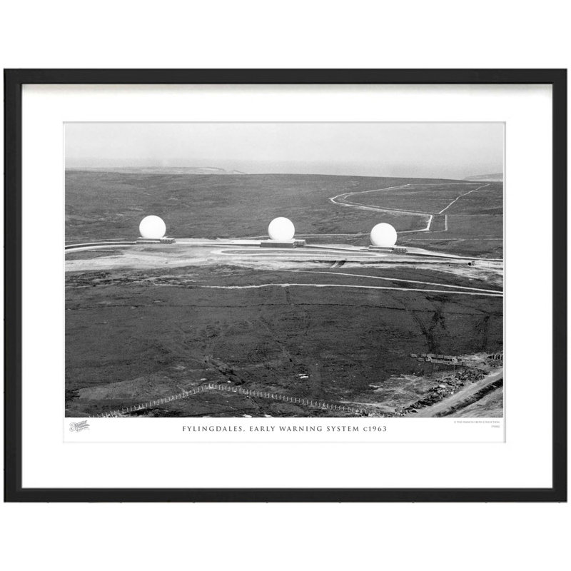 Fylingdales, Early Warning System C1963 - Single Picture Frame Print, 45cm H x 60cm W x 2.3cm D