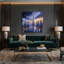 Art mural sur toile Mauves, cités, villes, Emirats arabes unis-1552048619