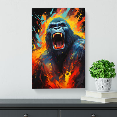Gorilla Tachisme - Art Prints - Wrapped Canvas