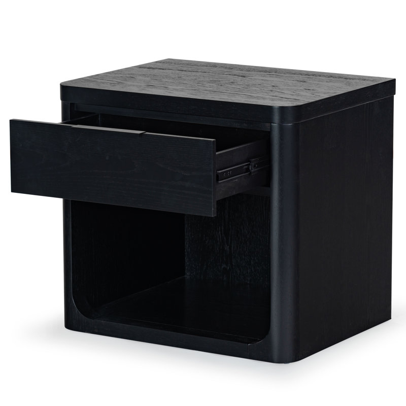 Table de chevet 1 tiroir Altus, Noir
