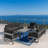 Caggiano 8 - Person Patio Conversation Sets with Cushions
