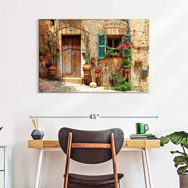 Lilie, rue charmante espagnole, H 26 po x l 39 po