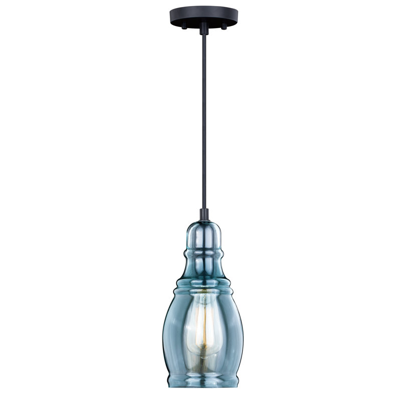 Luminaire suspendu en forme de cloche à 1 lumière Denzel