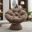 Renasha 37'' Wide Swivel Barrel Chair,Accent chair,Reading chair with tufted back  -957495780