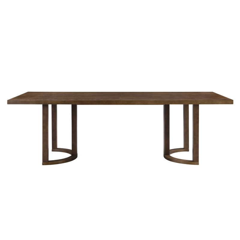 Harlan Rectangular Dining Table, Walnut, 30" H x 95" L x 39" W