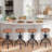 Swivel Counter Stool with Metal Frame-1034073683-951660728