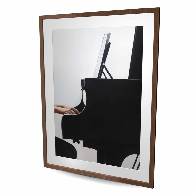 Melody - Hygge, reproduction encadrée avec passe-partout