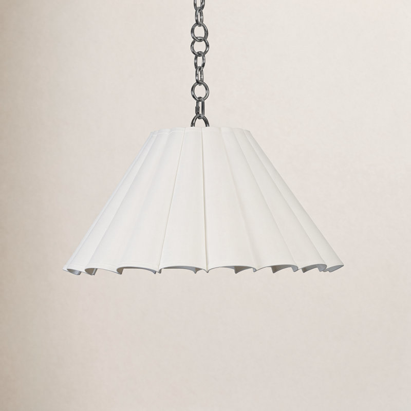 Allison Pendant Large (Natural Brass), Polished Nickel