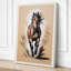 Charging Horse Modern - Wrapped Canvas-711206918-711206968