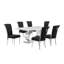 Bannister Marble Top Pedestal Dining Set-263194350-263194351-263650317