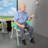 Shower Chair, Height Adjustable Bath Chair with Backrest-1789596011