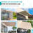 Patio Awning with Retractable Function and Manual Crank-115307247-115307253