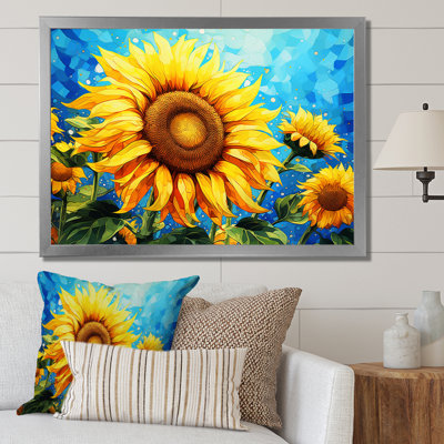 Sunflowers Salute Golden Radiance sur toile