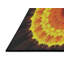 Tapis noir/jaune/orange tissé à la machine-2130906008