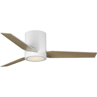 44" 3 - Blade LED Standard Ceiling Fan with Remote Control and Light Kit Included