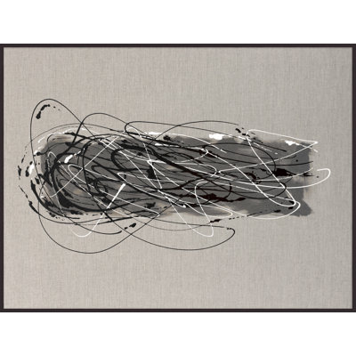 Static Flow' Framed Print