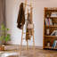 Portemanteau sur pied en bois massif