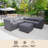 Big Joe Patio 6 Piece Outdoor Sectional-62239567