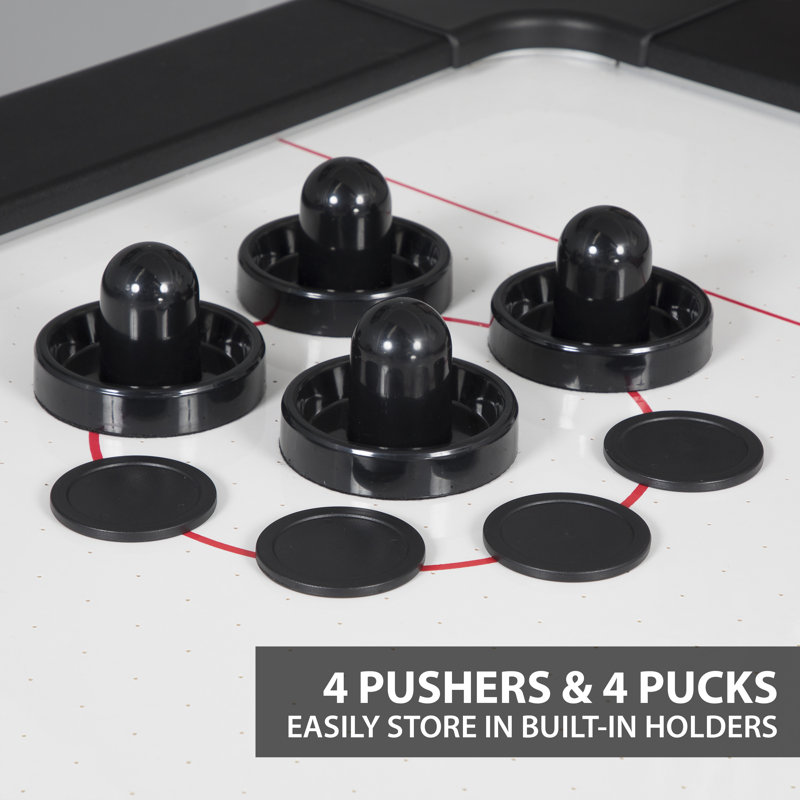 Detroit Red Wings 84" Air Hockey Table with LED Scoring and Accessories
