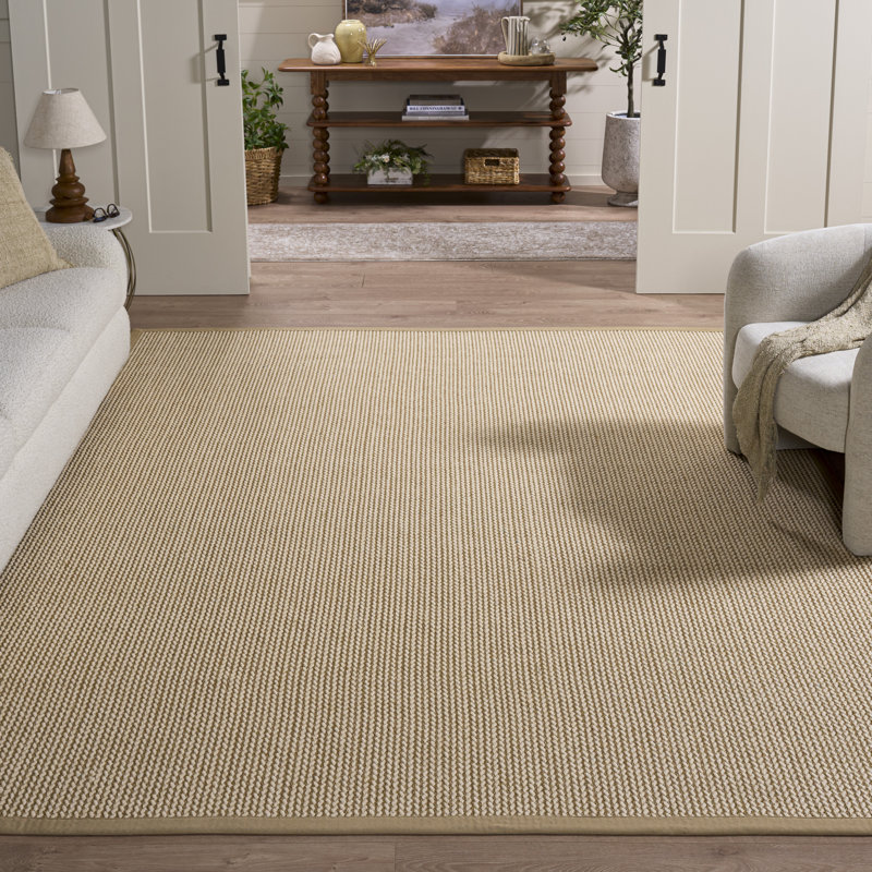 Tapis uni en laine et sisal Godolphin, Rectangle 8 pi x 10 pi