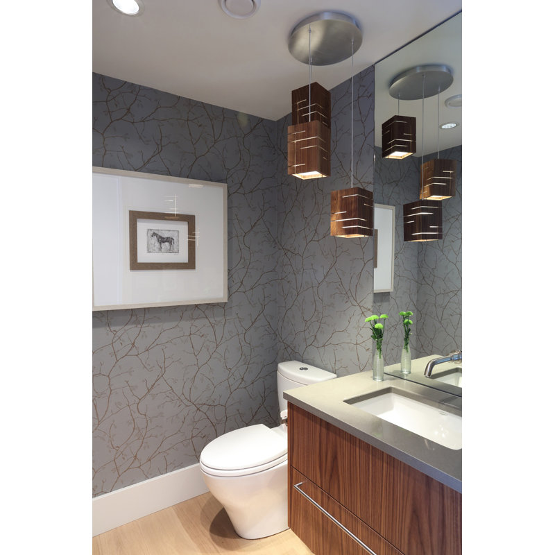 Claudo 1 - Light Pendant, Dark Stained Walnut, 2700K
