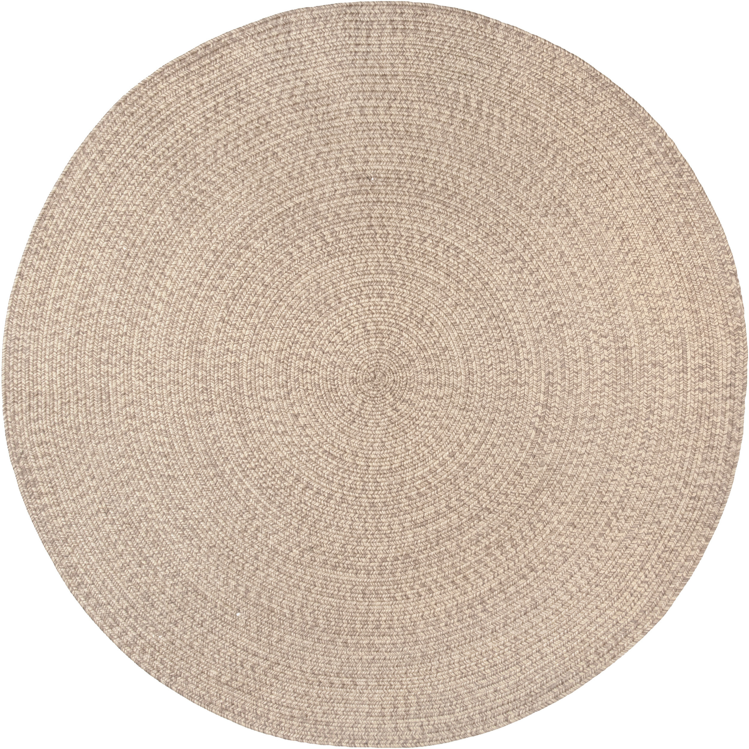 Owensby Braided Tan Indoor/Outdoor Rug | 8' Round