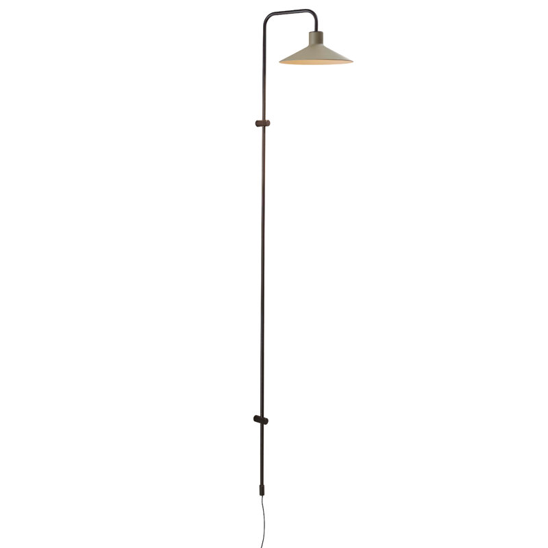 Platet 1 - Light LED Wallchiere, Olive Gray