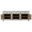 Shandong Ming 90.55'' Solid Wood Sideboard