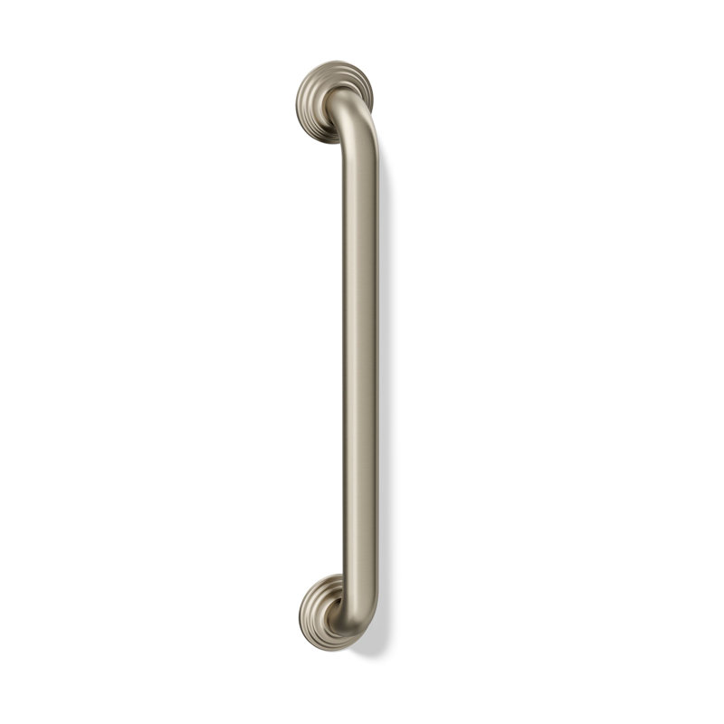 Barre d'appui traditionnelle, Nickel brossé éclatant, L 18 po