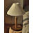 Mid Century Modern Accent Walnut Table Lamp