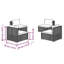 Ensemble modulaire de patio de 27,6 po de largeur avec coussins-411711293-411964144