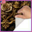 Tapis de bain Gold Skulls Roses-129077315