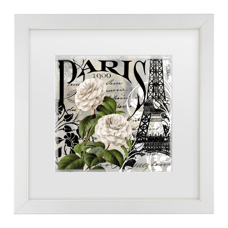 Art encadré mat «Color Blanc Boulangerie», H 18 po x l 18 po x P 0,75 po