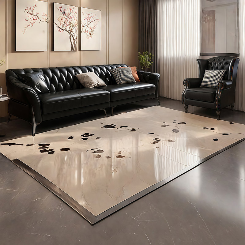 American retro style straight-row sofa