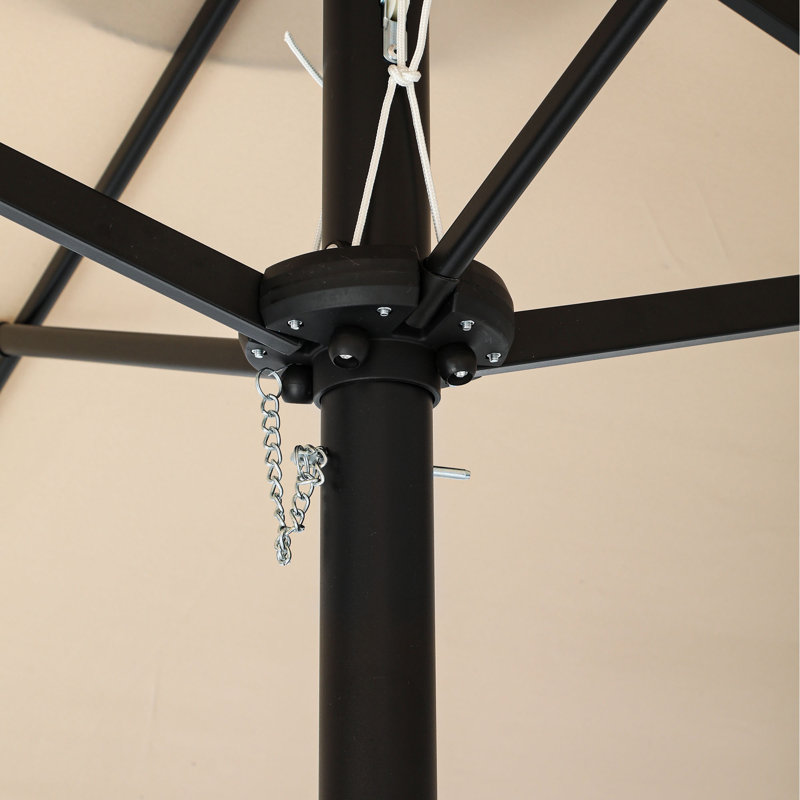 Grand parasol de marché Temuge 13 pi x 6,5 pi