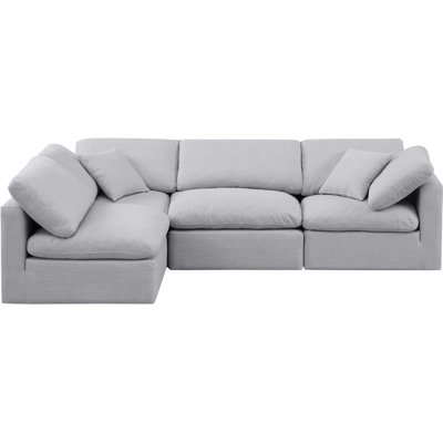 Izzet Upholstered L-Shaped Sectional Reversible