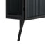 Cabinet de plancher Coner avec tablettes de rangement et porte en verre trempé, armoire d'appoint moderne pour la maison-1858921066-1858921061